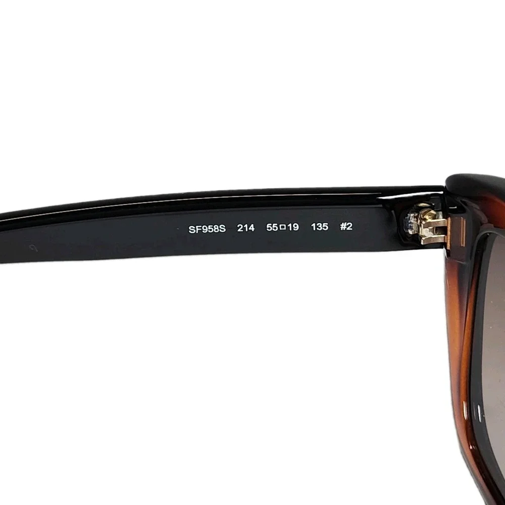 Salvatore Ferragamo SF958S 214 Women's Sunglasses Tortoise Brown 55-19-135 Italy
